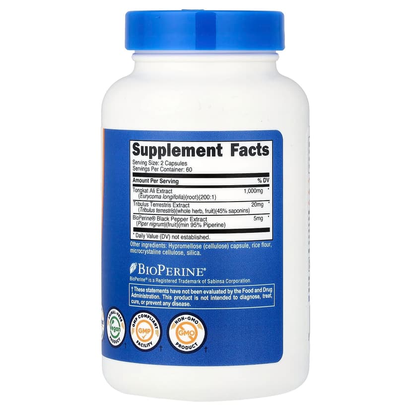 Nutricost, 東革阿里,1000 毫克,120 粒膠囊(每粒膠囊 500 毫克)
