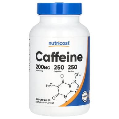 Nutricost, 咖啡萃取,200 毫克,250 粒膠囊