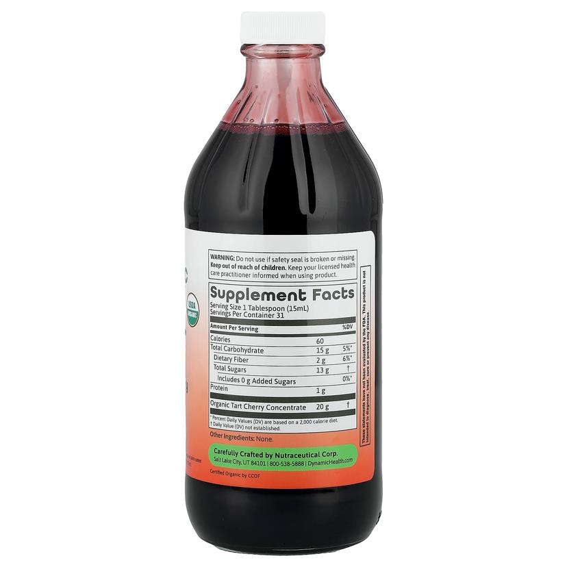 Dynamic Health, Once Daily Tart Cherry, Ultra 5X, 全 Juice Concentrate, 16 fl oz (473 ml)