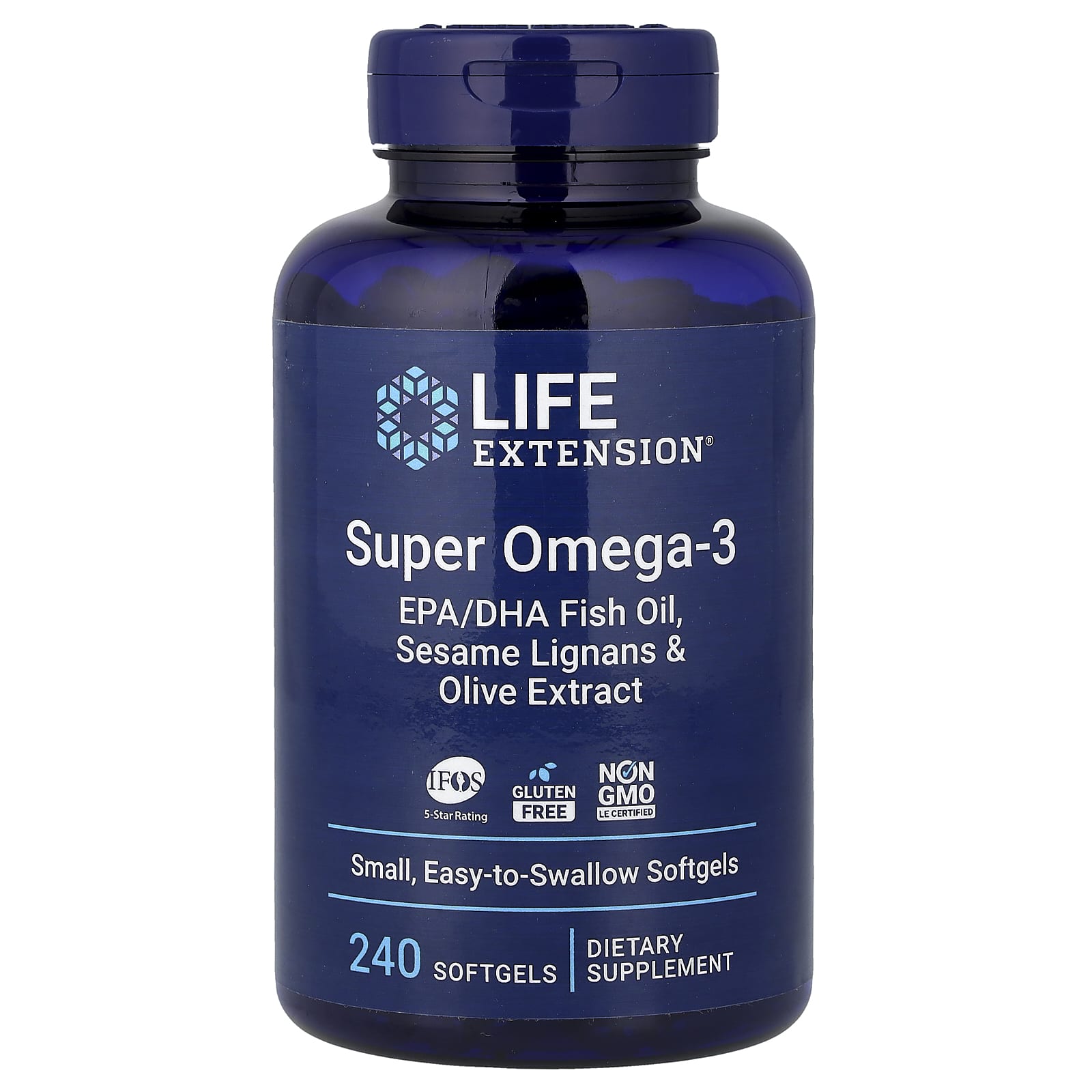 Life Extension, 超級歐米伽-3,240 粒軟凝膠