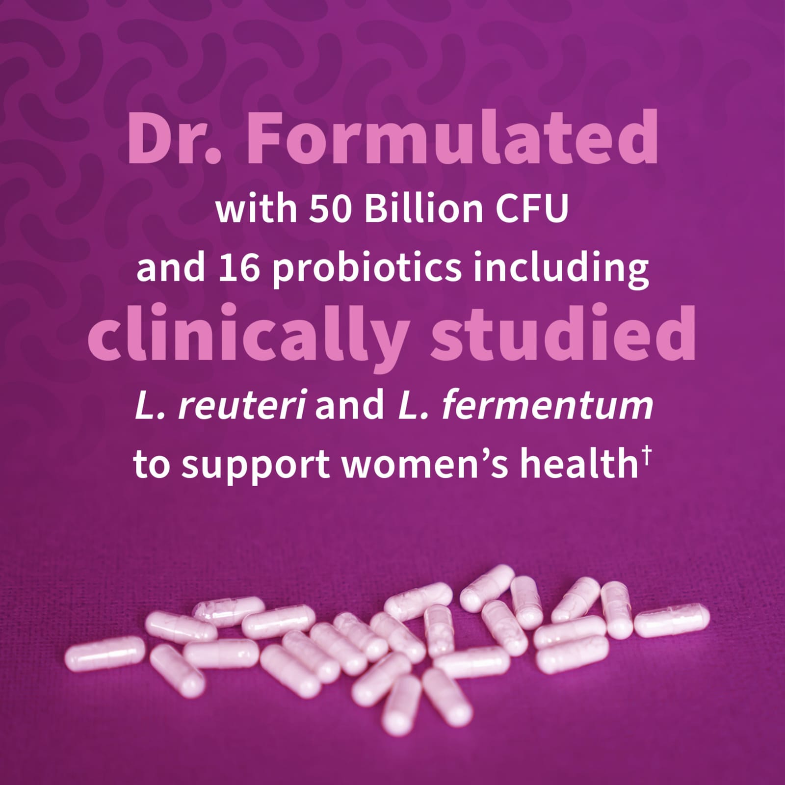 Garden of Life, Dr. Formulated 益生菌,女性每日一次,500 億,30 粒素食膠囊