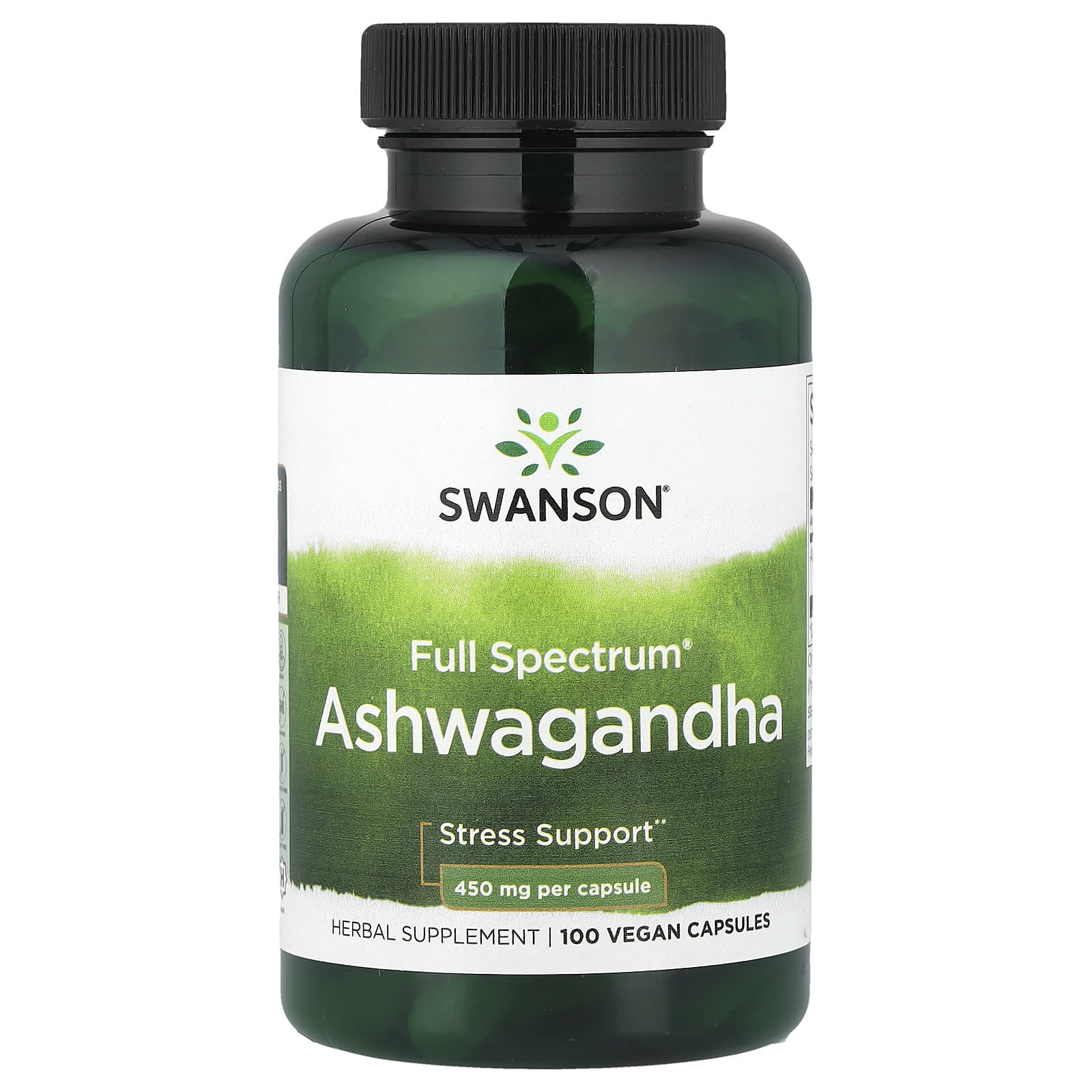 Swanson Vitamins, Full Spectrum® 南非醉茄,100 粒全素膠囊(每粒 450 毫克)